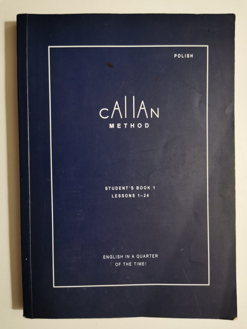 CALLAN METHOD STUDENT’S BOOK LESSONS 1-24