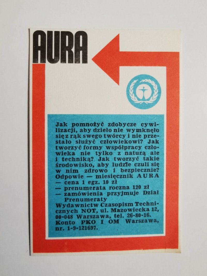 KALENDARZYK 1975 TERMINARZ TECHNIKA
