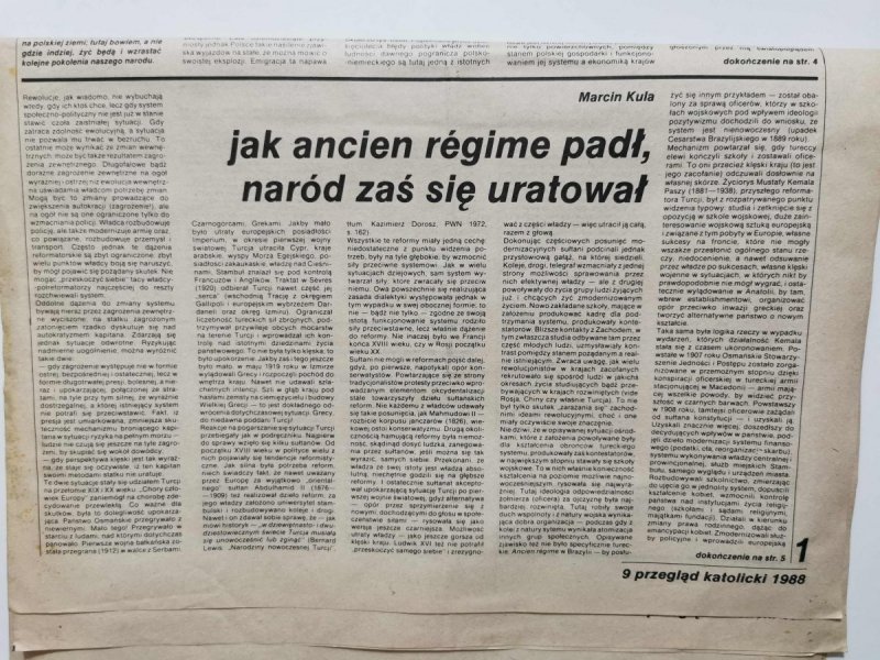 PRZEGLĄD KATOLICKI NR 9 (193) WARSZAWA 28 LUTEGO 1988 r. ROK LXXVI
