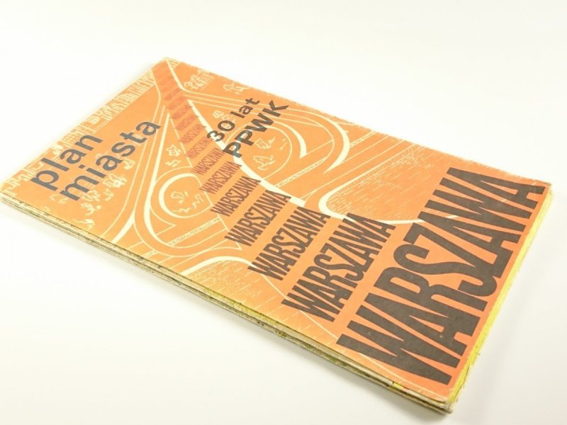 WARSZAWA. PLAN MIASTA 1981