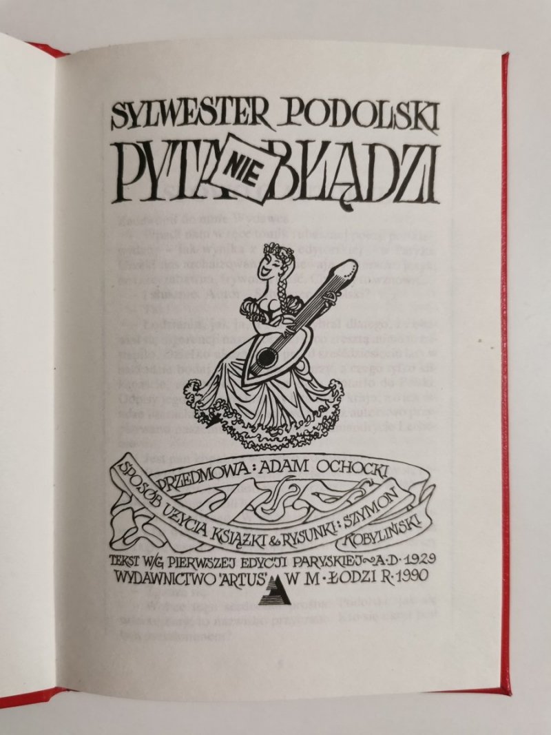 PYTA NIE BŁĄDZI - Sylwester Podolski 1990