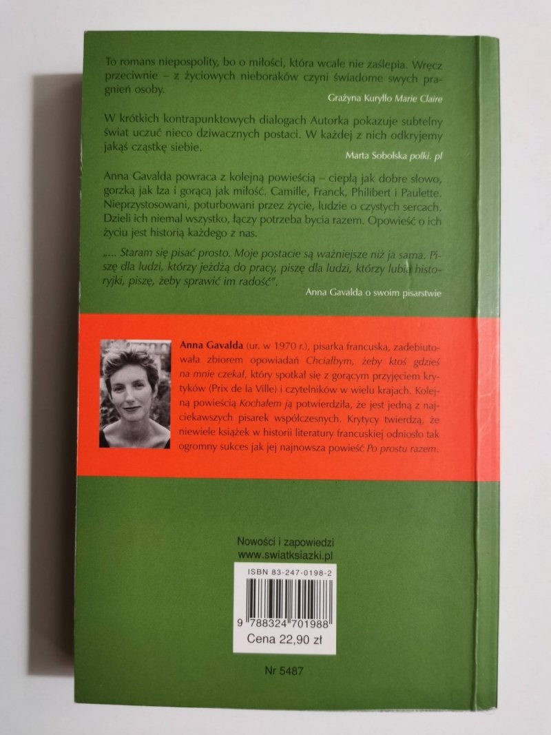 PO PROSTU RAZEM - Anna Gavalda 