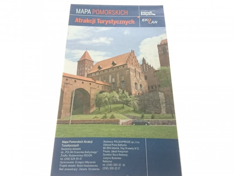 MAPA POMORSKICH ATRAKCJI TURYSTYCZNYCH