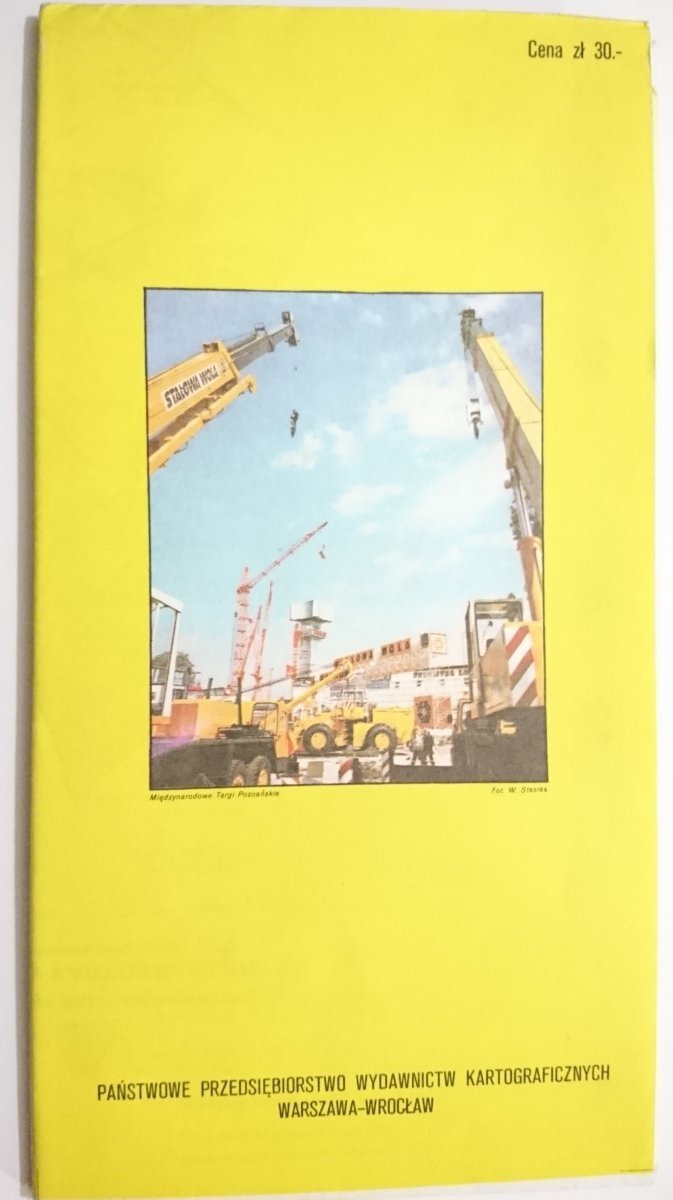POZNAŃ. PLAN MIASTA 1982