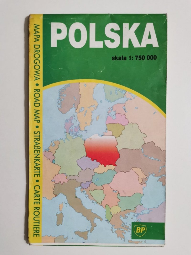 POLSKA MAPA DROGOWA 1: 750 000 1999