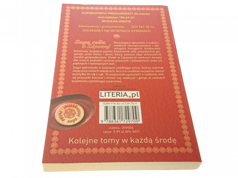 SAGA RODU Z LIPOWEJ TOM 31 PRÓBA WIERNOŚCI 2010
