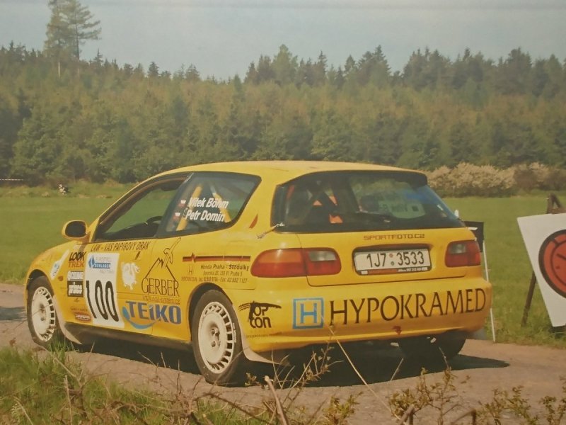 RAJD WRC 2005 ZDJĘCIE NUMER #109 HONDA CIVIC