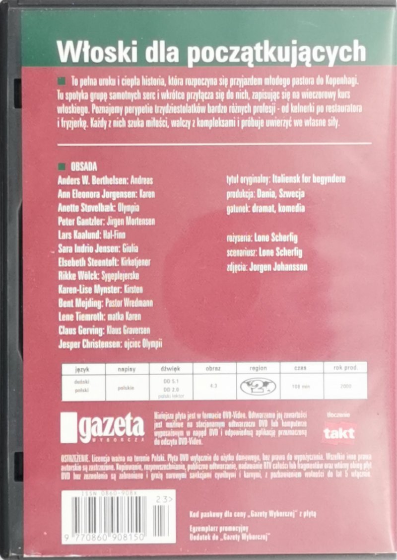 DVD. WŁOSKI DLA POCZĄTKUJĄCYCH