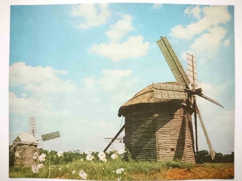 WINDMILLS FROM THE VILLAGE OF SHIRYAEVE AND YUNAKIVKA