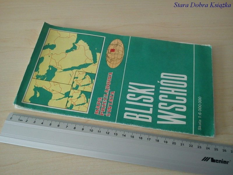 BLISKI WSCHÓD MAPA 1 : 6 000 000, 1985 R.