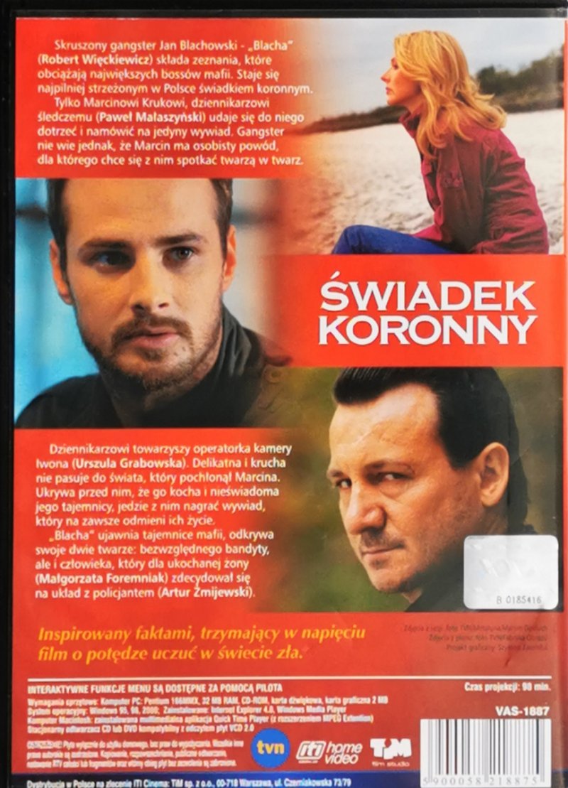 DVD. ŚWIADEK KORONNY