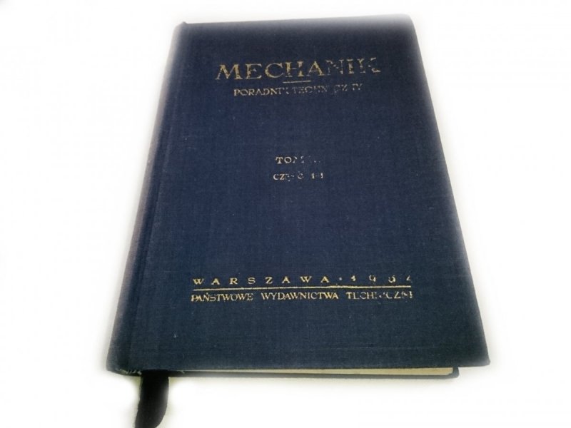 PORADNIK TECHNICZNY MECHANIK TOM III CZĘŚĆ 1-1