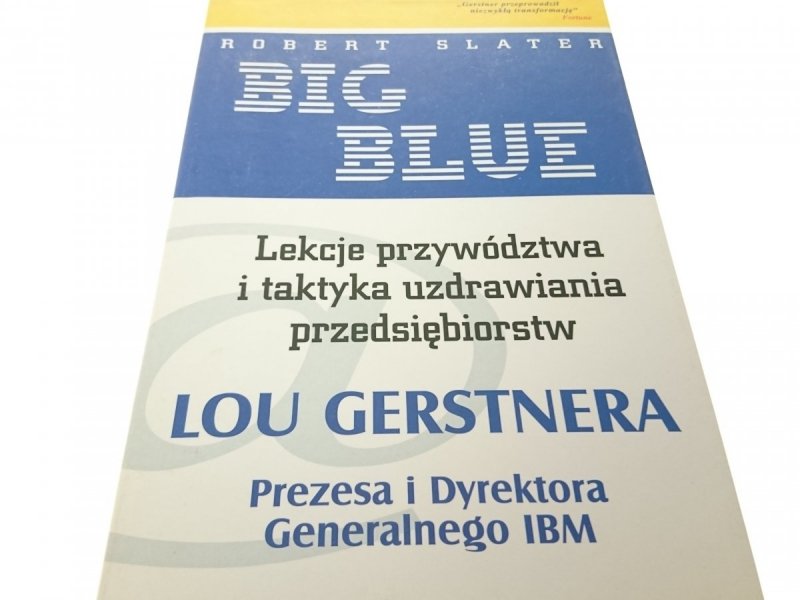 BIG BLUE - Robert Slater (2000)