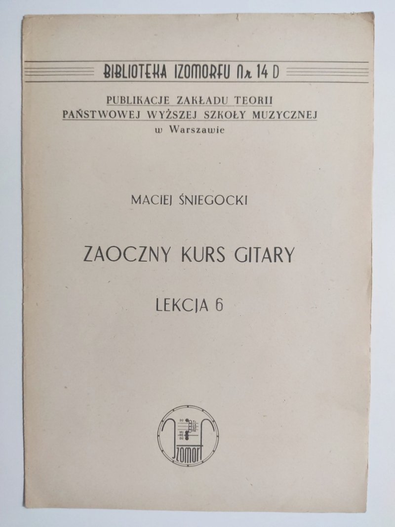 ZAOCZNY KURS GITARY LEKCJA 6 - Maciej Śniegocki