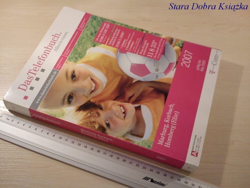 DAS TELEFONBUCH 2007 MARBURG KORBACH HOMBERG