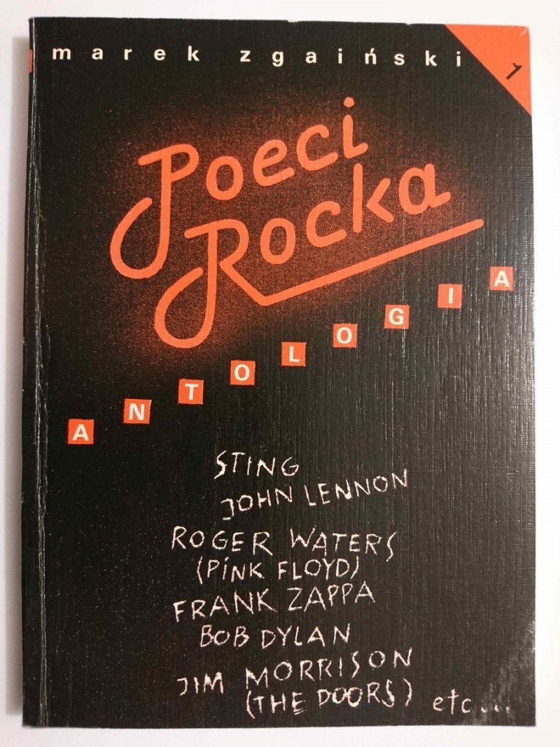POECI ROCKA ANTOLOGIA - Marek Zgaiński 