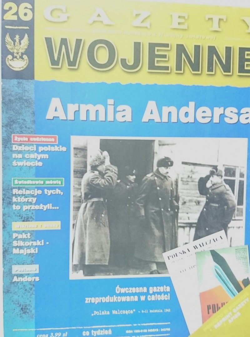 GAZETY WOJENNE 26 ARMIA ANDERSA