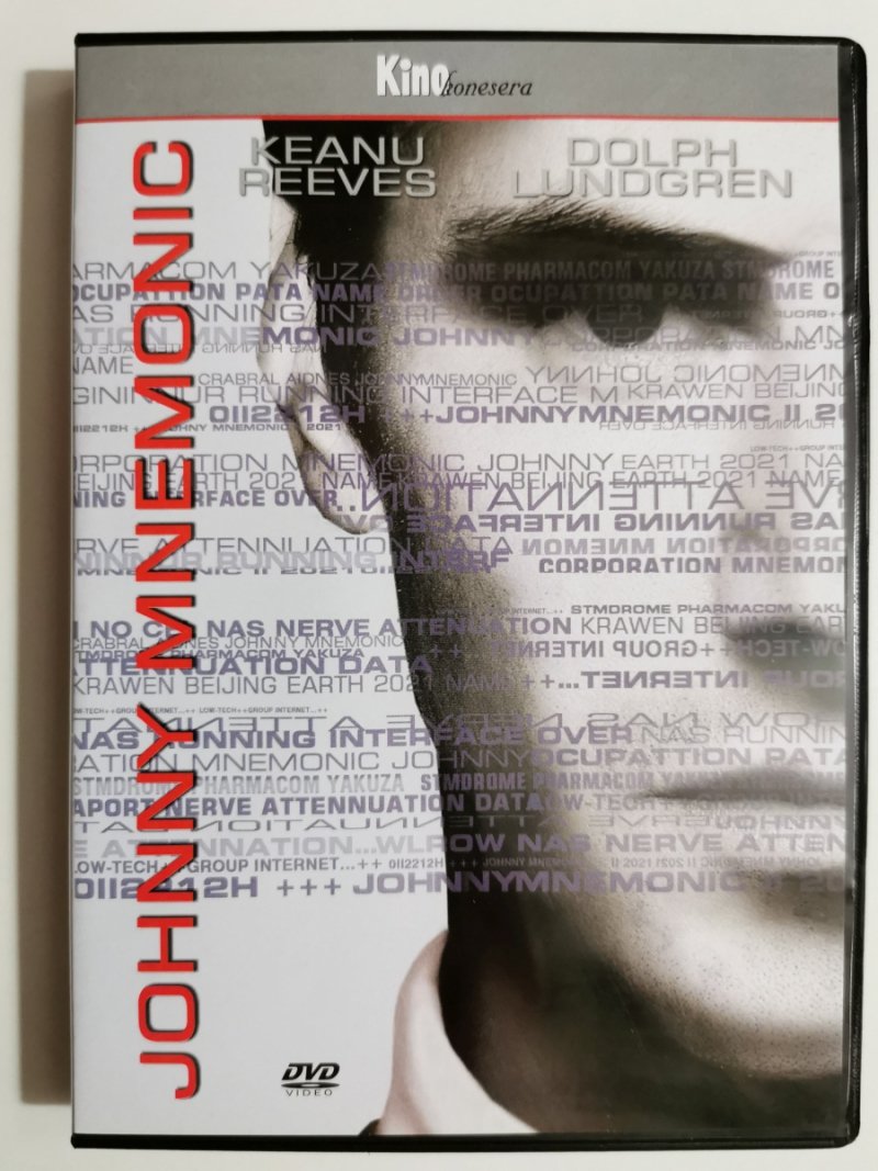 DVD. JOHNNY MNEMONIC. KEANU REEVES