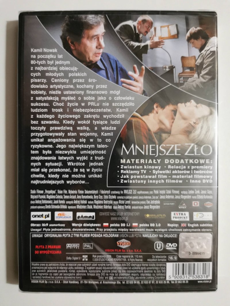 DVD. MNIEJSZE ZŁO – CIELECKA