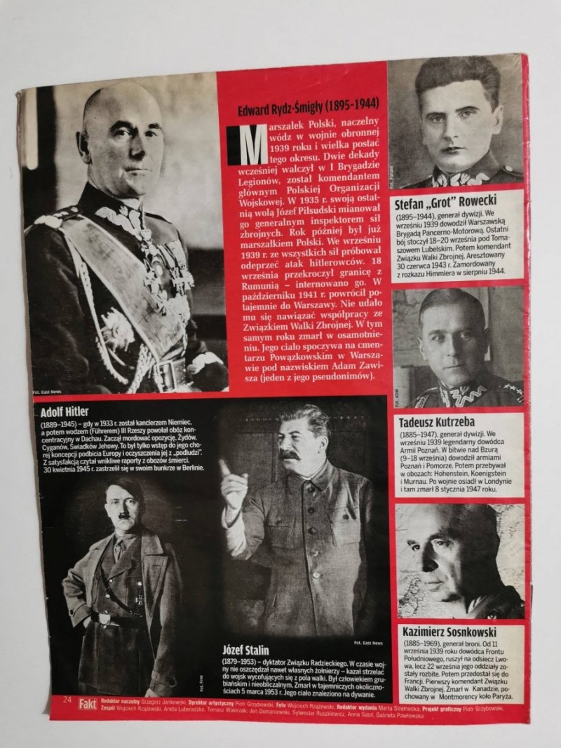 II WOJNA ŚWIATOWA CZĘŚĆ I 1939-1940 