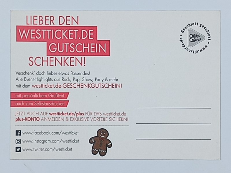 PANNEUNTERDERTANNE WESTTICKET