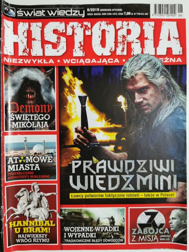 Świat Wiedzy HISTORIA Prawdziwi Wiedźmini Nr 6/2019