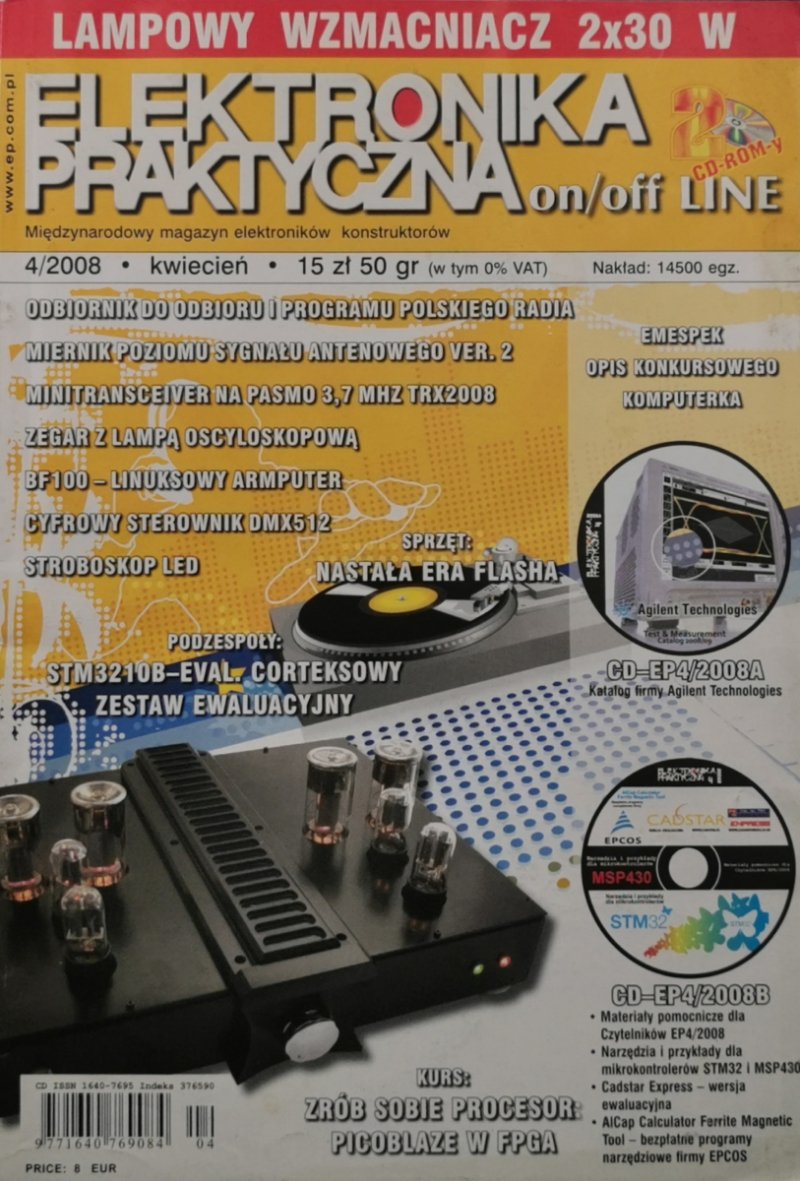 ELEKTRONIKA PRAKTYCZNA 4/2008 2xCD-ROM