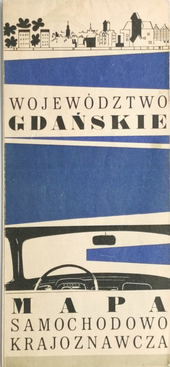 WOJEWÓDZTWO GDAŃSKIE MAPA 1972
