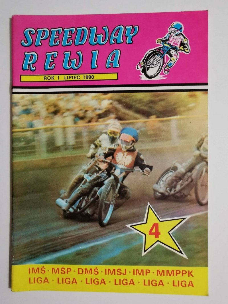 SPEEDWAY REWIA NR 4 LIPIEC 1990