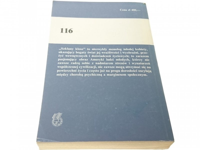 SZKLANY KLOSZ - Sylvia Plath 1989