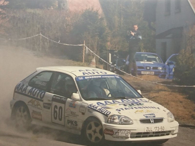 RAJD WRC 2005 ZDJĘCIE NUMER #303 HONDA CIVIC
