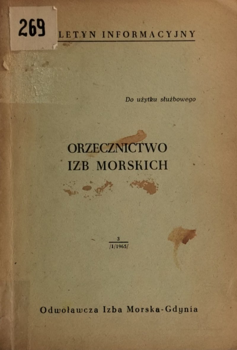 ORZECZNICTWO IZB MORSKICH