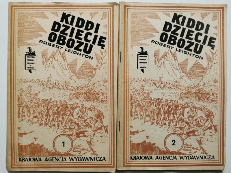 KIDDI DZIECIĘ OBOZU ZESZYT 1 i 2 - Robert Leighton