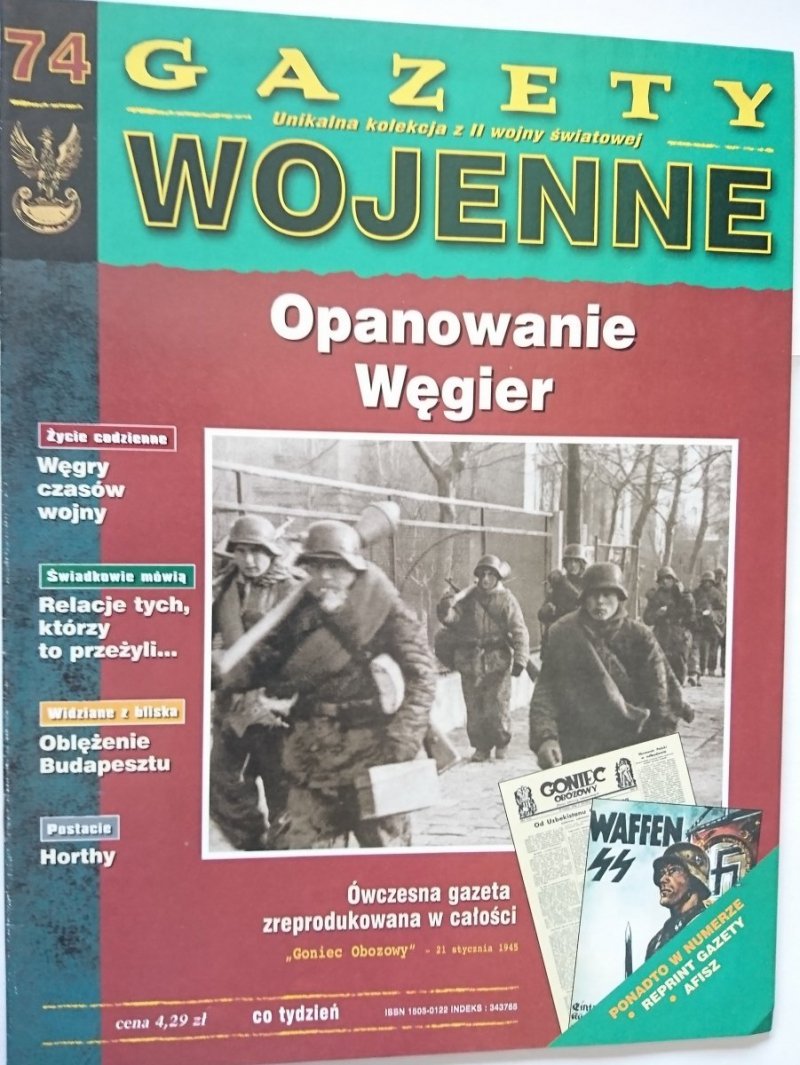 GAZETY WOJENNE 74 OPANOWANIE WĘGIER
