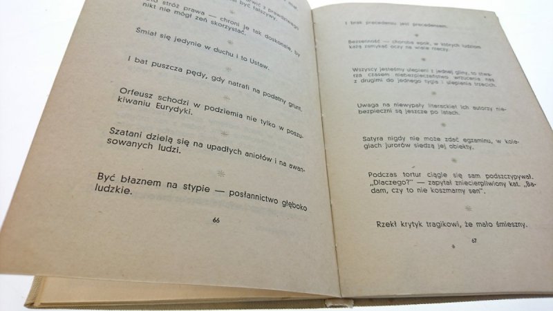 MYŚLI NIEUCZESANE NOWE - Stanisław Jerzy Lec 1964