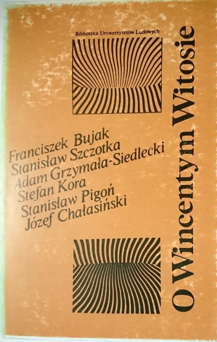 O WINCENTYM WITOSIE - Franciszek Ziejka 1983