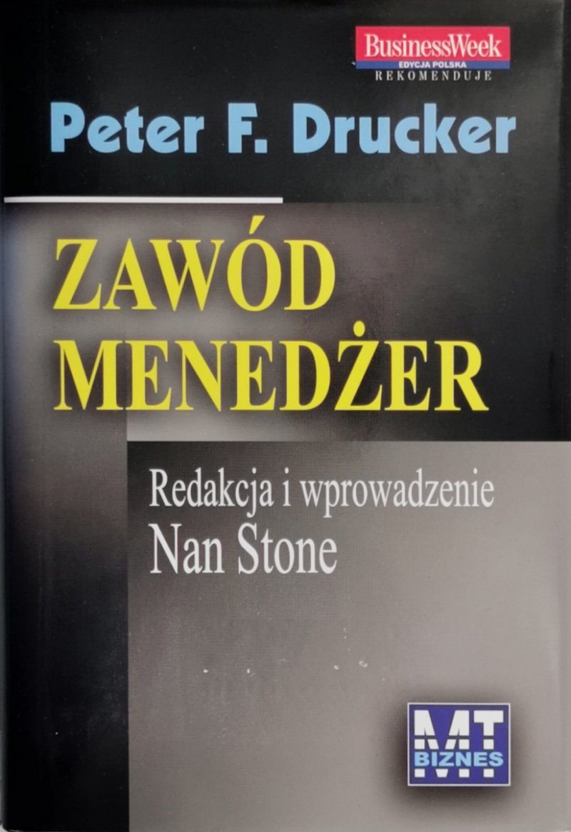 ZAWÓD MENADŻER - Peter F. Drucker