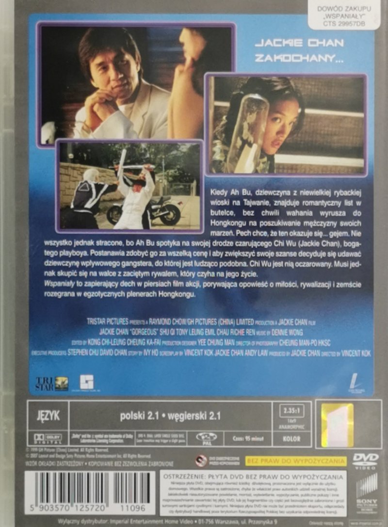 DVD. WSPANIAŁY. Jackie Chan
