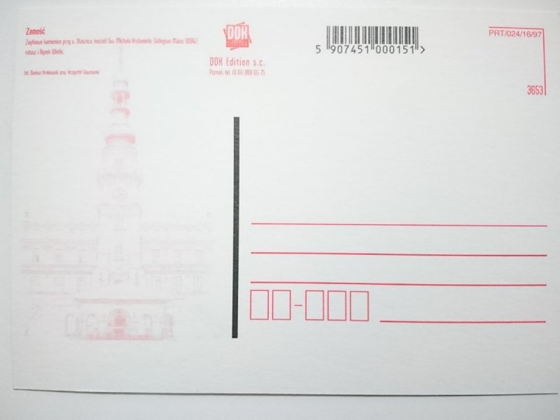 ZAMOŚĆ. ZABYTKOWE KAMIENICE PRZY UL. STASZICA, KOŚCIÓŁ ŚW. MICHAŁA ARCHANIOŁA