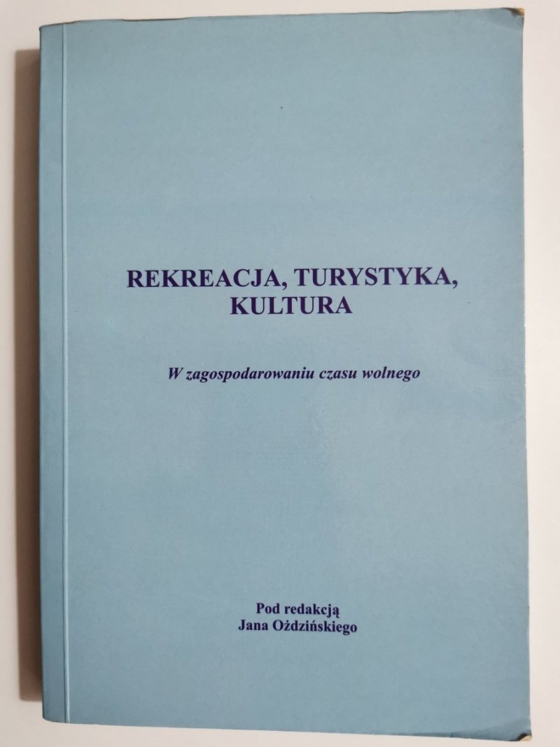 REKREACJA, TURYSTYKA, KULTURA - red. Jan Ożdziński 2005