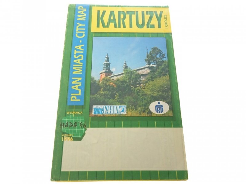 KARTUZY. PLAN MIASTA 1996 MAPA Z OGŁOSZENIAMI