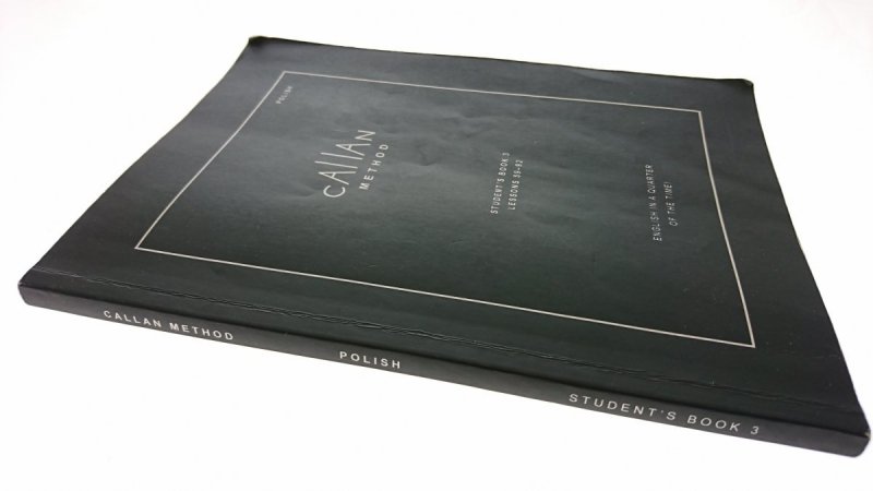 CALLAN METHOD POLISH STUDENTS BOOK 3 LESSONS 59-92