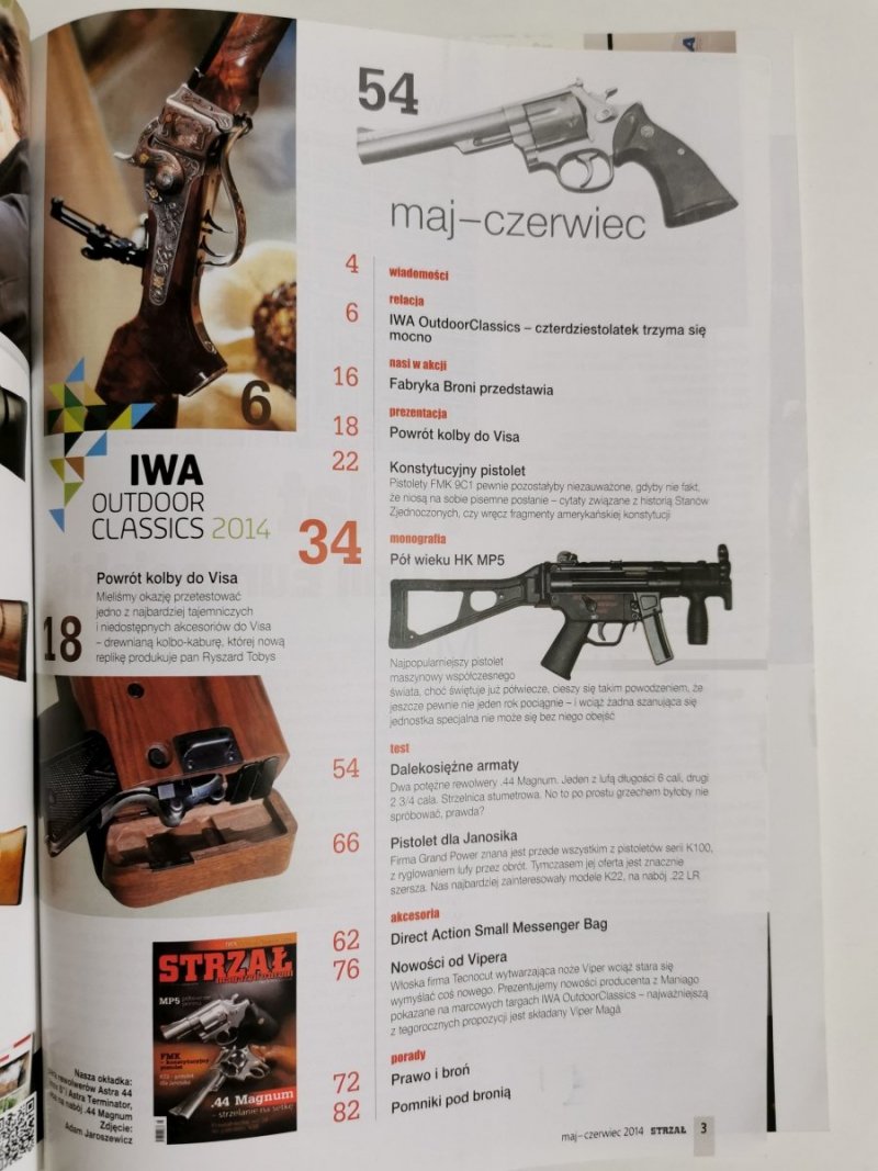 STRZAŁ MAGAZYN O BRONI NR 5-6 (113) MAJ-CZERWIEC 2014