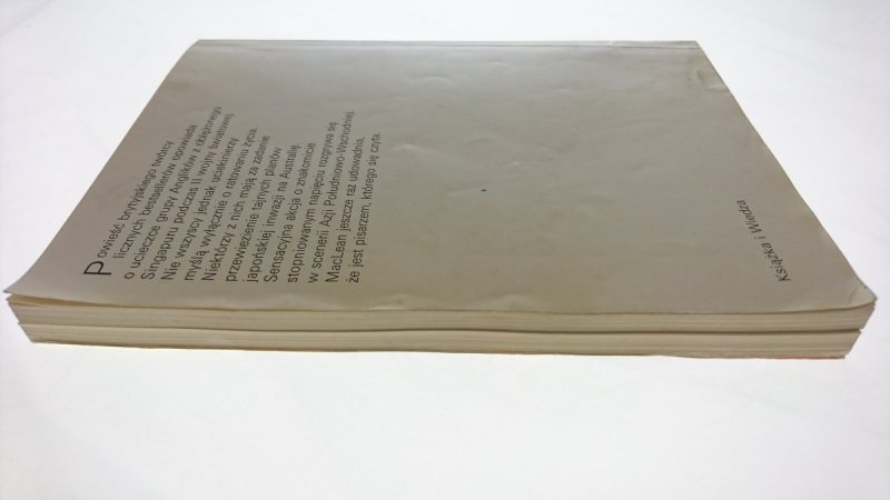 NA POŁUDNIE OD JAWY - Alistair MacLean 1990