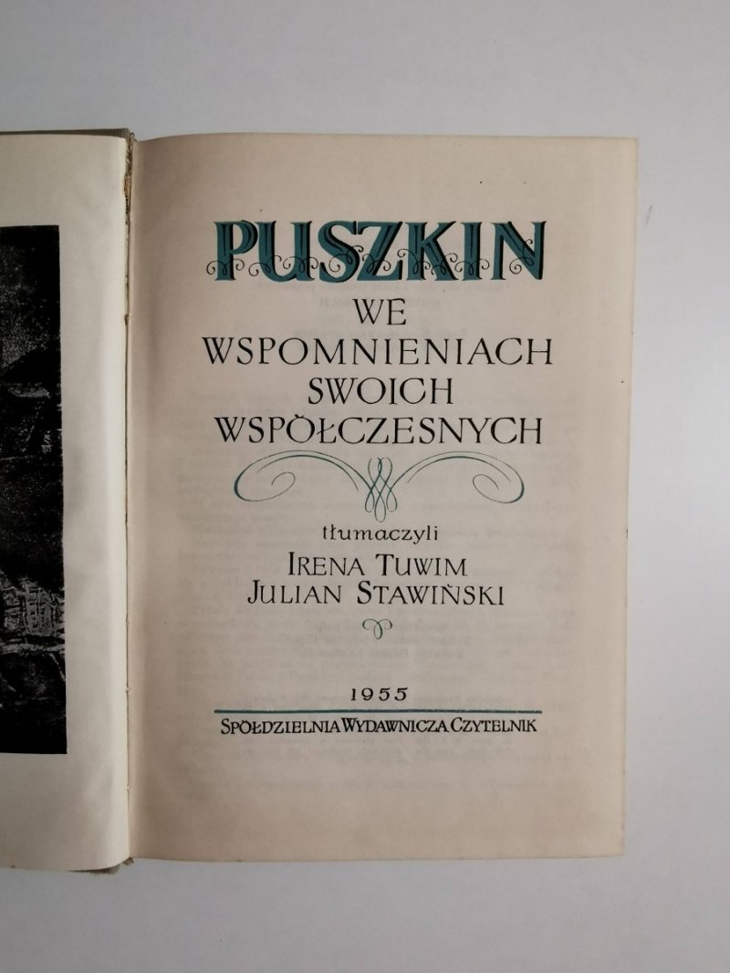 PUSZKIN WE WSPOMNIENIACH SWOICH WSPÓŁCZESNYCH 
