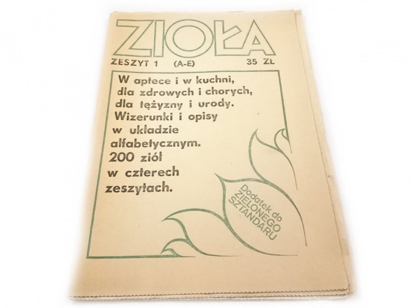 ZIOŁA ZESZYT 1 (A-E)