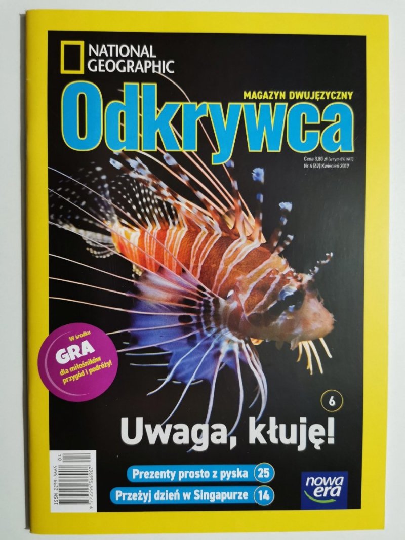 ODKRYWCA MAGAZYN DWUJĘZYCZNY W ŚRODKU GRA – Nr. 4.2019