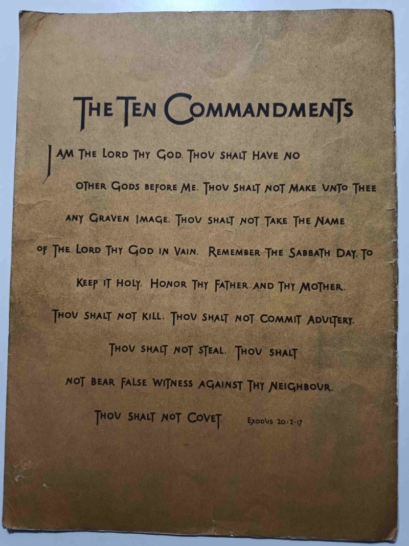 THE TEN COMMANDMENTS