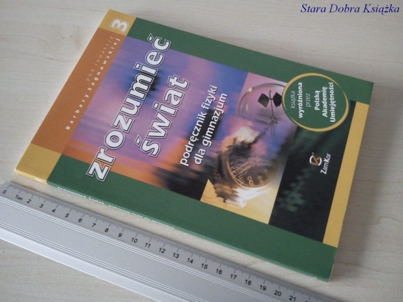 ZROZUMIEĆ ŚWIAT 3 PODRĘCZNIK DO FIZYKI
