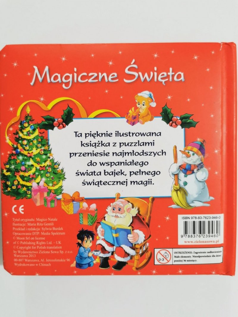 KSIĄŻKA Z PUZZLAMI. MAGICZNE ŚWIĘTA 